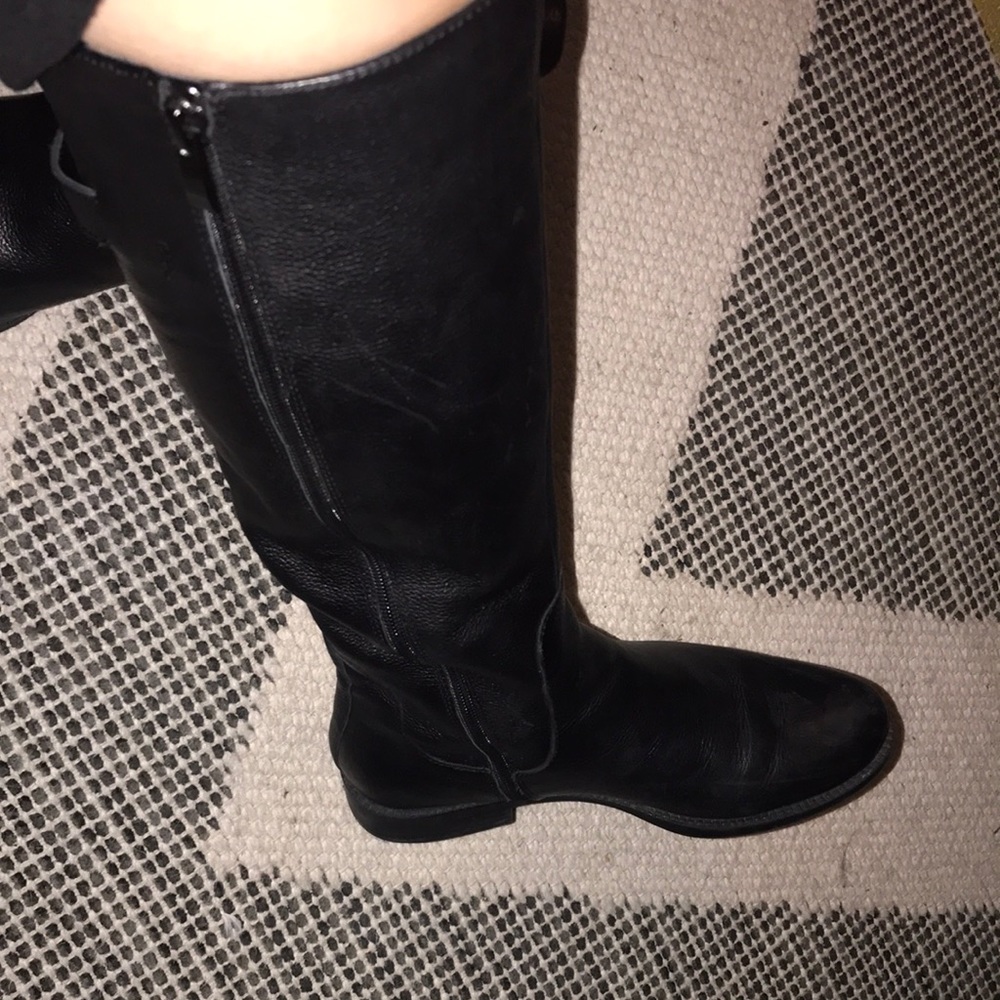 Black Franco Sarto boots size 8 excellent condition